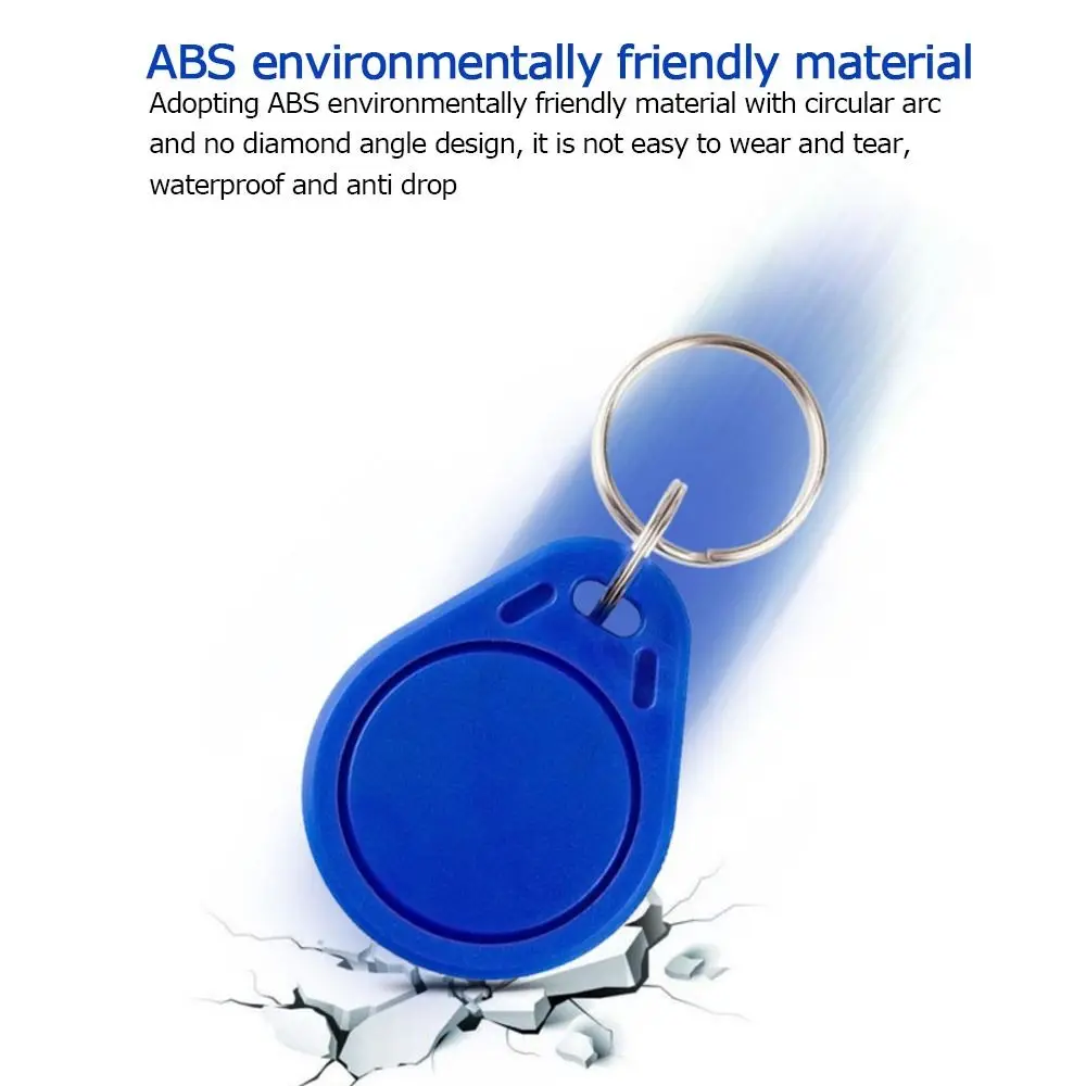 13.56MHz UID Changeable Keyfobs Token NFC Tag Rewritable RFID Writable Access Control Key Card Used to Copy/Clone Card (10pcs)