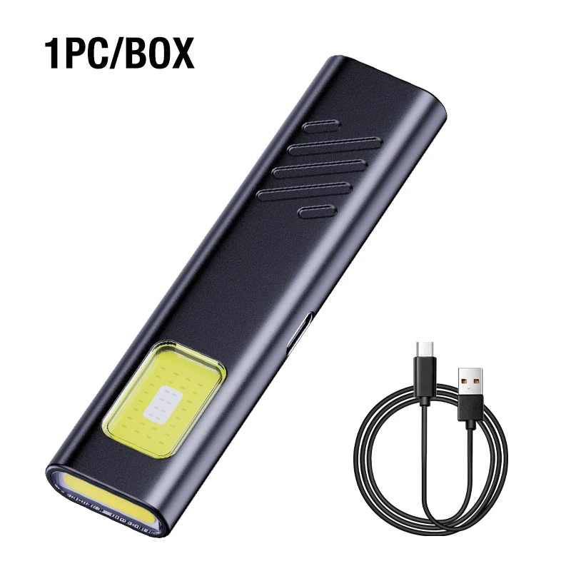 Sicherheit blinkende Arbeitsleuchte Warnleuchte starkes Licht Mini tragbar Outdoor Wartung Notfall EDC Taschenlampe Messerkappe Cli