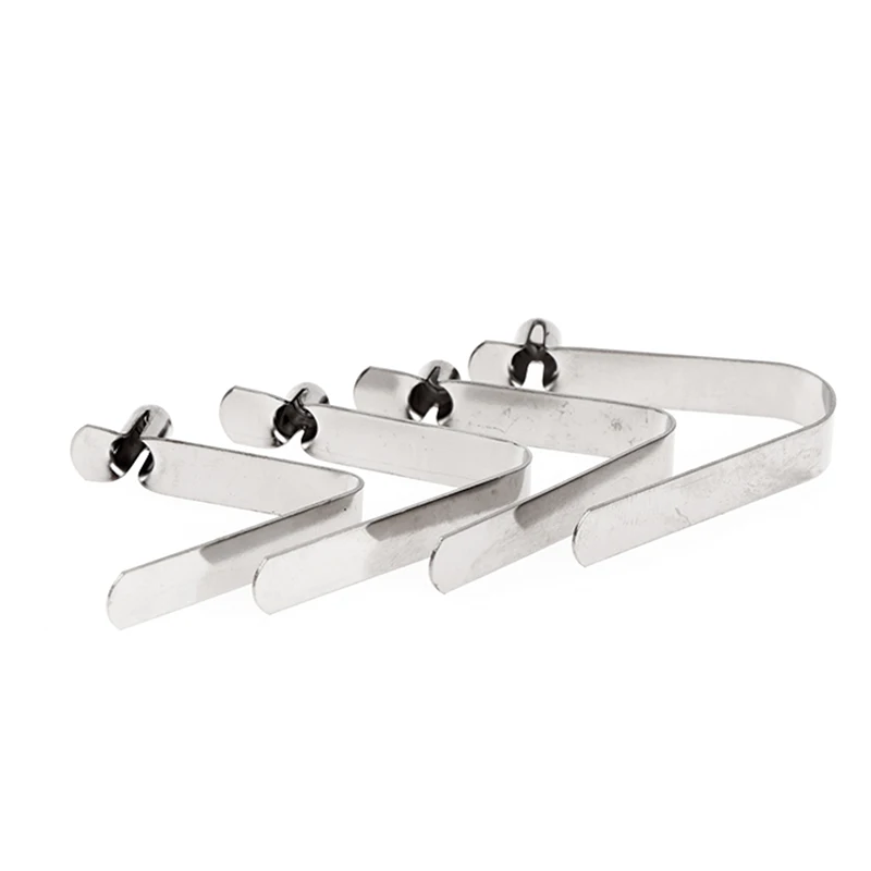 10Pc Snap Locking Kayak Paddle Spring Clip Tent Pole Single Button Awning Rowing 5-5.5mm