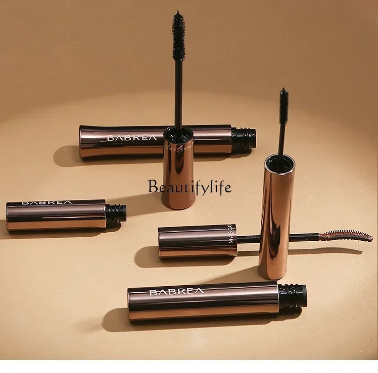 Women's Mascara Waterproof Long Curling Not Smudge Thick Bruch Head Long-Lasting Shaping Base Cream