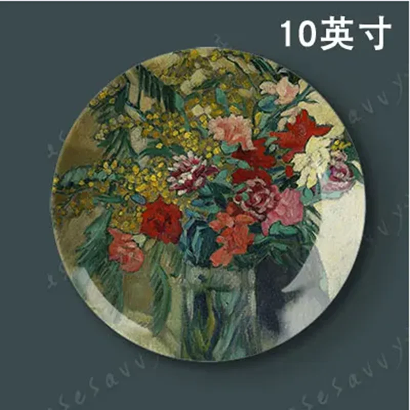 

Painting Decorative Ceram Plates Living Room Dining Hall Entrance Decorations Plates Walls Lina Jewelry Dish plate