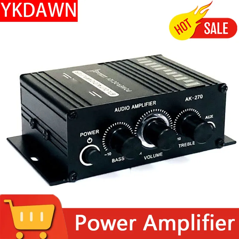 

YKDAWN Professional Power Wireless Amplificador Channel Smart Control Audio Output Booster Amplifier Amp For Home Car Theater