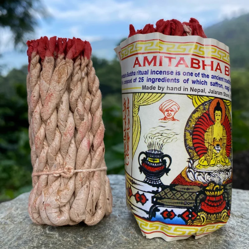 Nepal Traditional Handmade Rope Incense Classic Fragrance Natural DIY for Buddhist Temple Indoor Incense Purification Meditation
