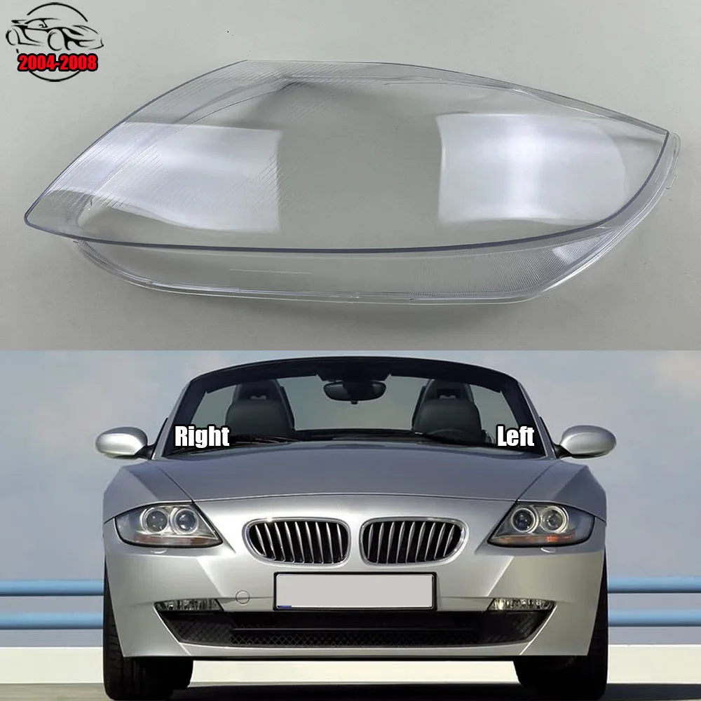 

For BMW Z4 Z7 E89 E85 CoupeM 2004 2005 2006 2007 2008 Front Headlight Cover Transparent Lampshade Headlamp Shell Plexiglass