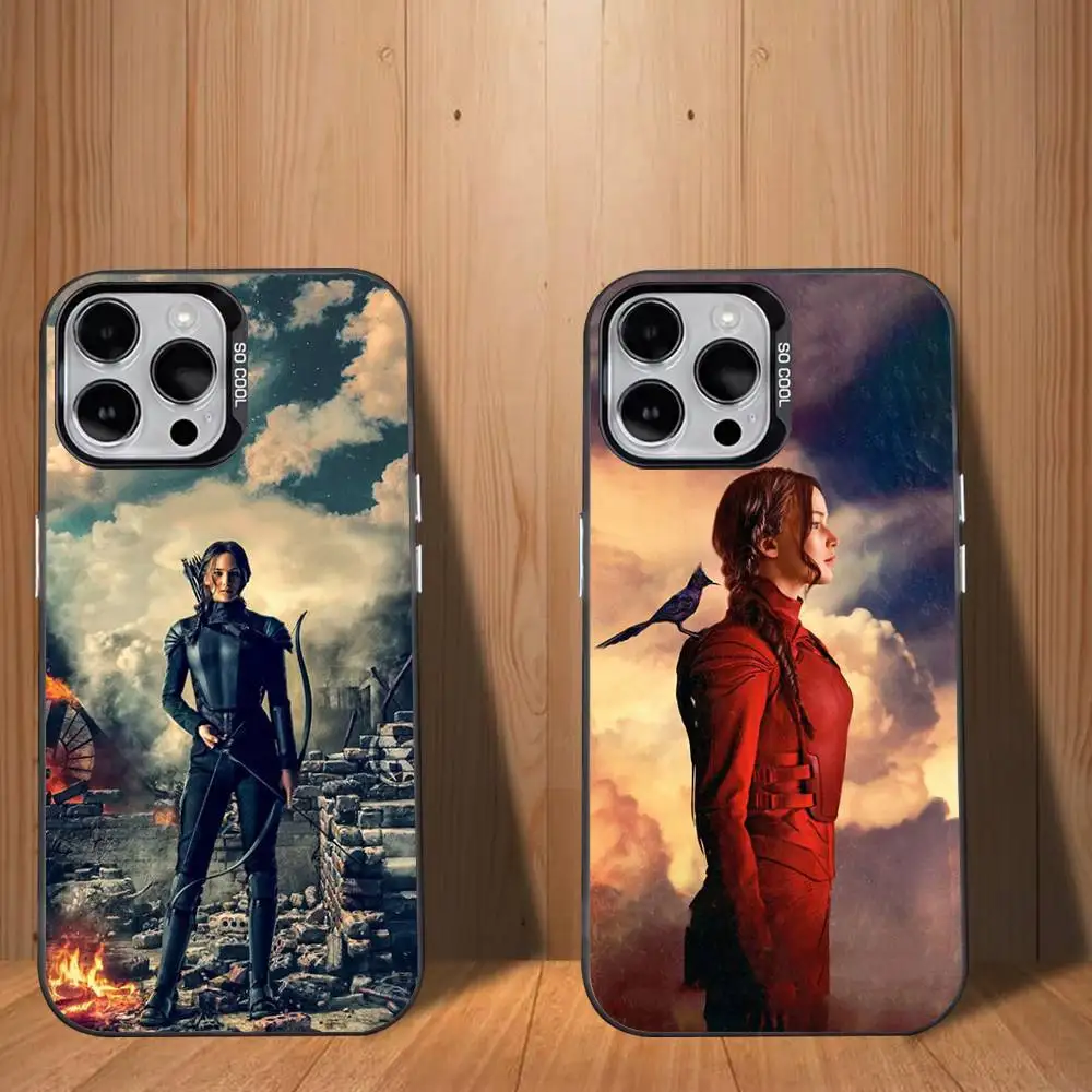 

The H-Hunger M-Mockingjay Phone Case For iPhone 17,16,15,14,13,12,11,Mini,Pro,SE,MAX White Matte Shockproof Cover