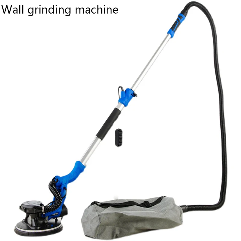 Electric Drywall Sander Pole Wall Polisher Dry Wall Sander LED Strip Light Wall Sanding Household