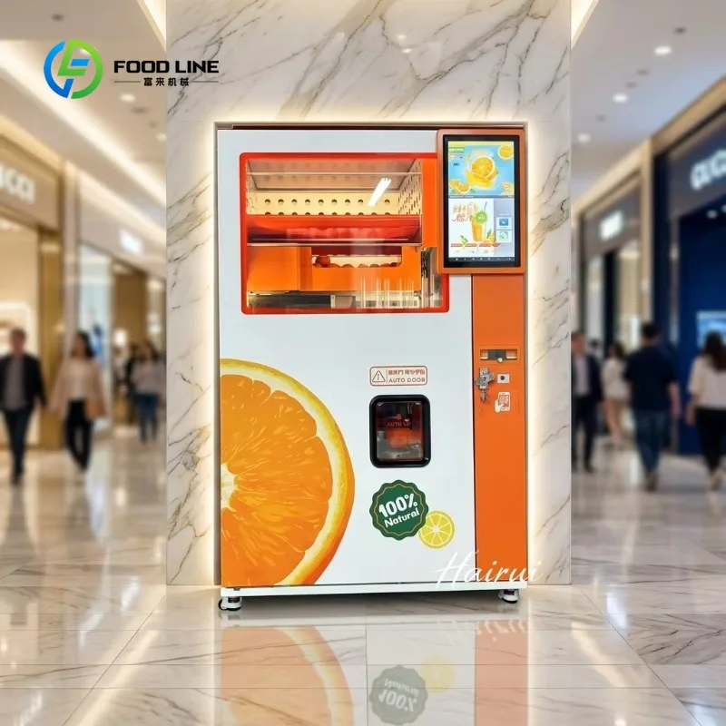 Customized Cool Compressor Smoothie Vending Machine 22-Inch Touch Screen Auto Clean Cloud-Based Remote Monitoring