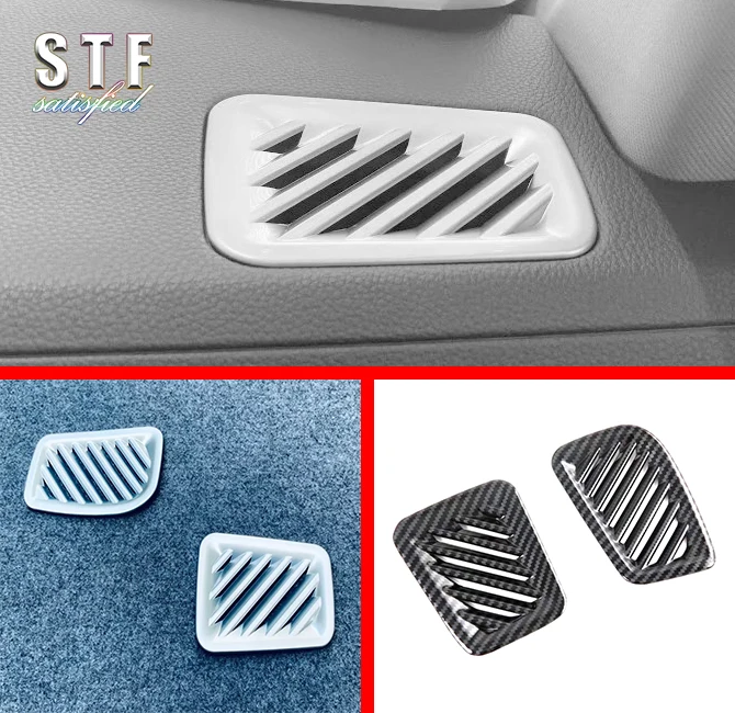 

Внутренняя верхняя крышка вентиляционного отверстия из АБС-пластика, накладка для Toyota Highlander XU70 2021 2022, автомобильные аксессуары, наклейки