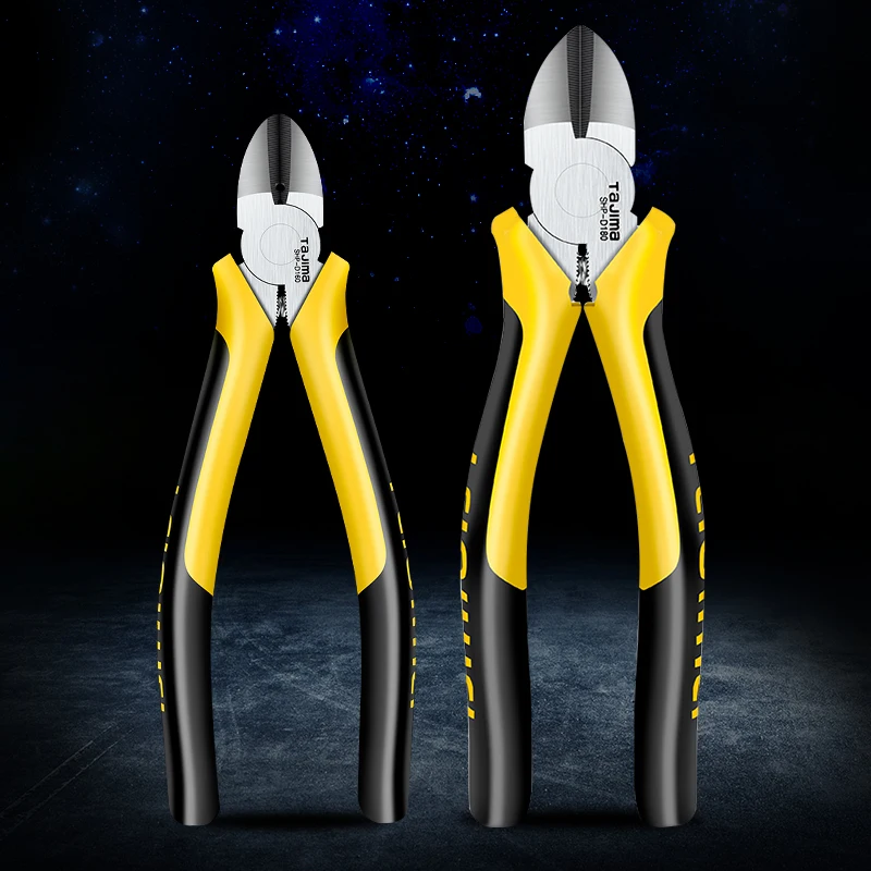 Tajima SHP-D125/160/180 Japanese two-color handle diagonal pliers Diagonal pliers 5 \