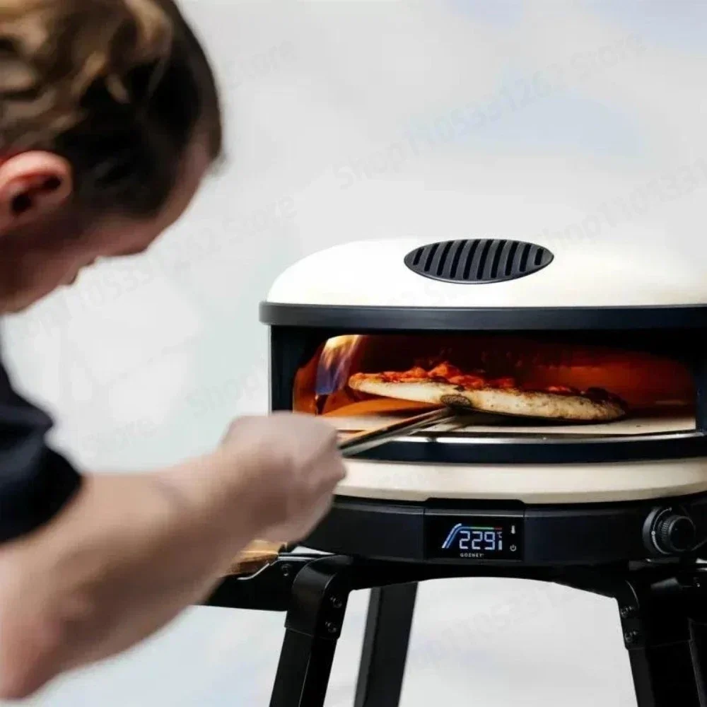 Human Outdoor Smart Gas Pizza Oven Grill For Home And Stall Use