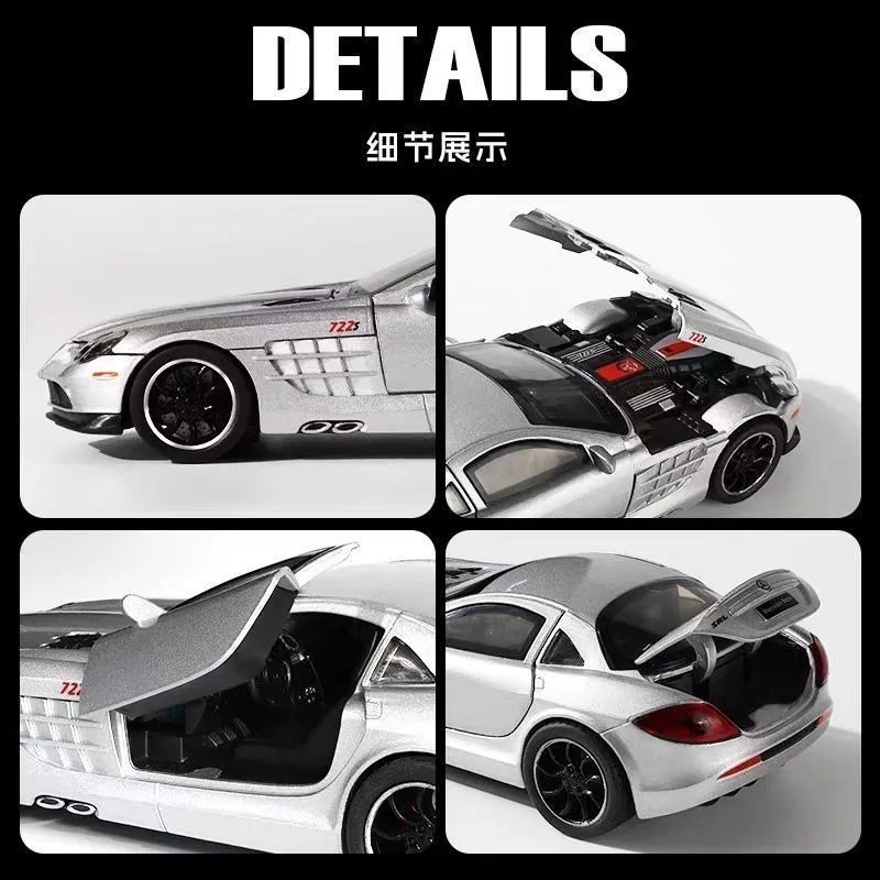 1:32 Scale Mercedes-Benz SLR 722S Model Car - alternate angle