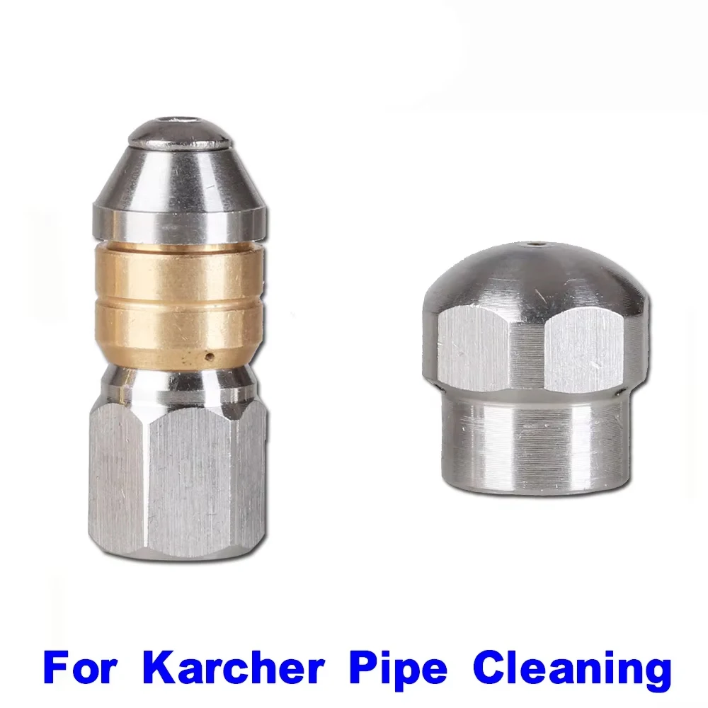 

High Pressure Pipe Drain Sewer Cleaning Dredging Nozzle Cleaning Nozzle For karcher adapter accessories Drain Cleaner Ferret