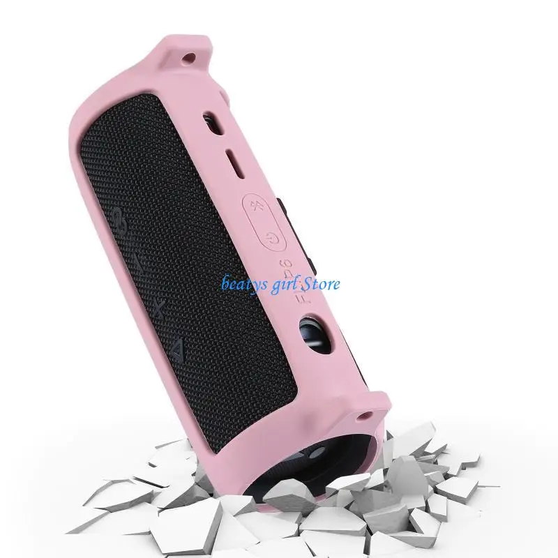 

C7AB forJBL 6 Speaker Protective Silicone Cases with Shoulder Strap Hook