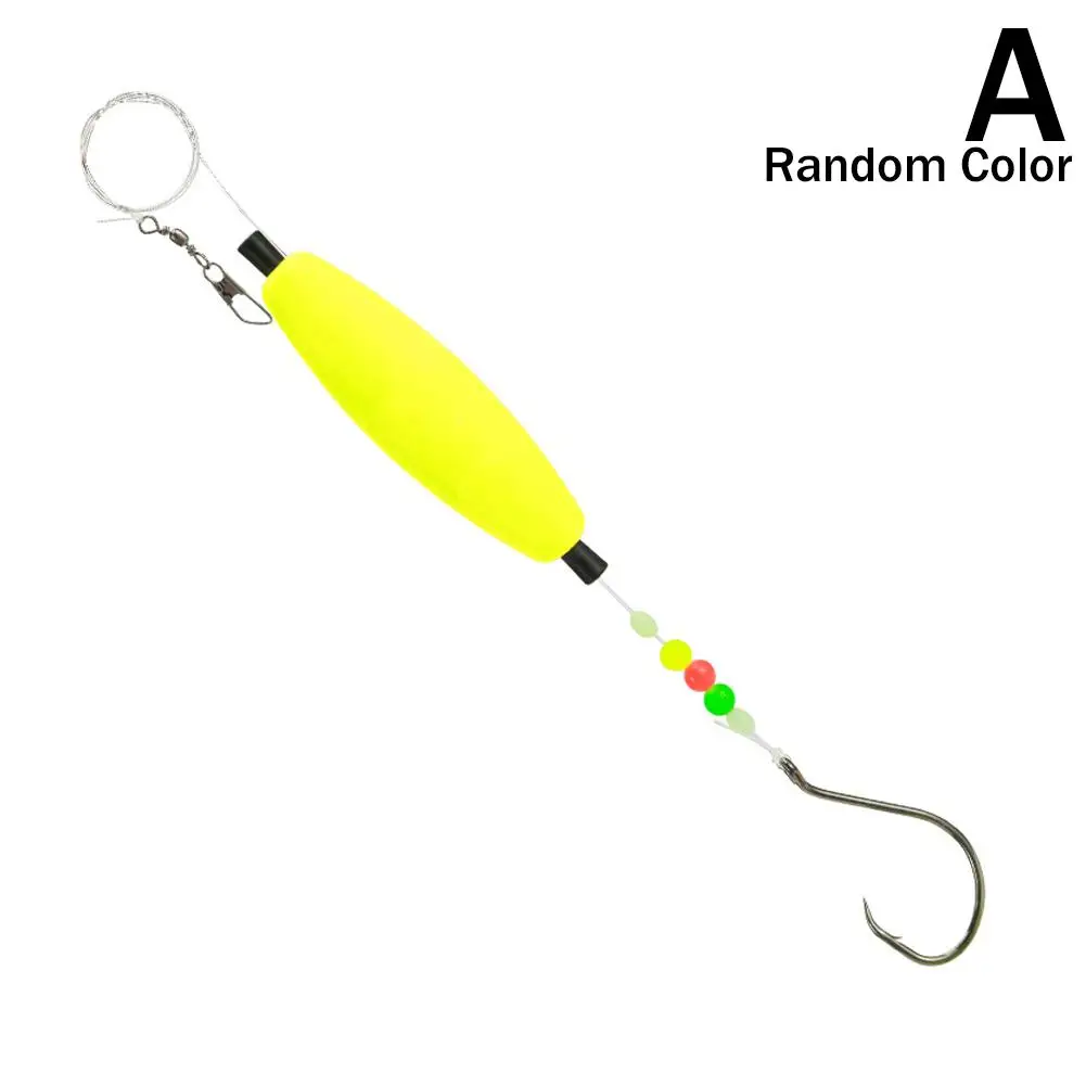 Fishhook Long-range Throwing Catfish European Style Floating Color Round Group Peg Floats Fishing Hook Fishing Random Fishi J7t0