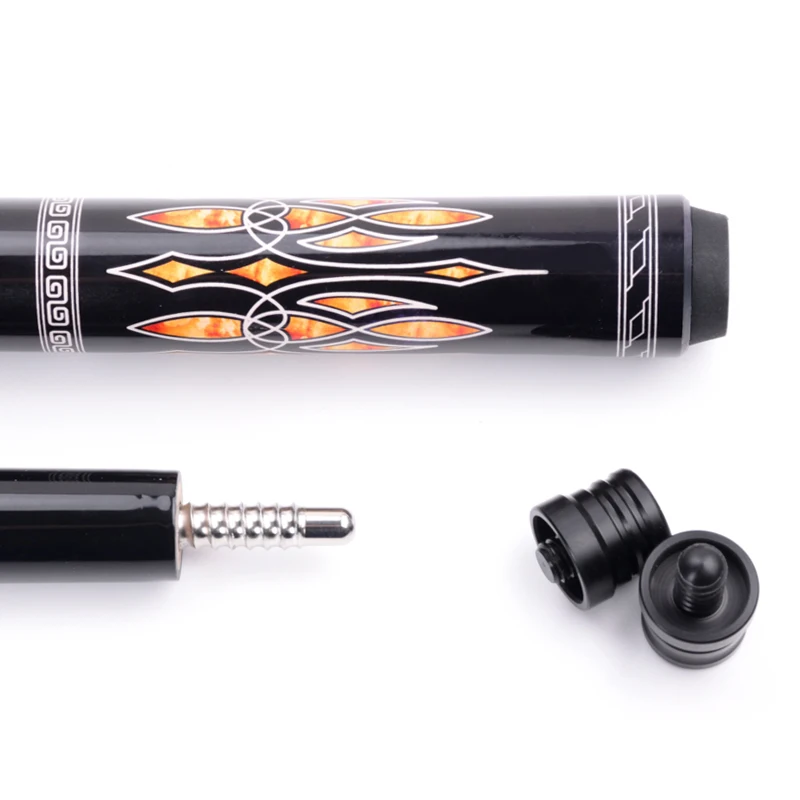 American Pool Cues 11.5mm Tip Size Rengas Wood Billiard Cues Stick with Carbon Shaft and Cue Extension a Set High Quality