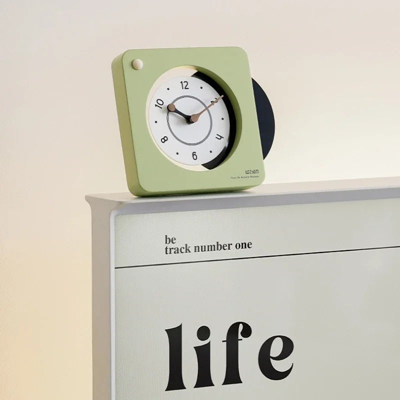 

Simple Compact Style Desk Clock Table Living Room Table Clock Indoor Placement Items Creativity Home Decor Reloj De Mesa