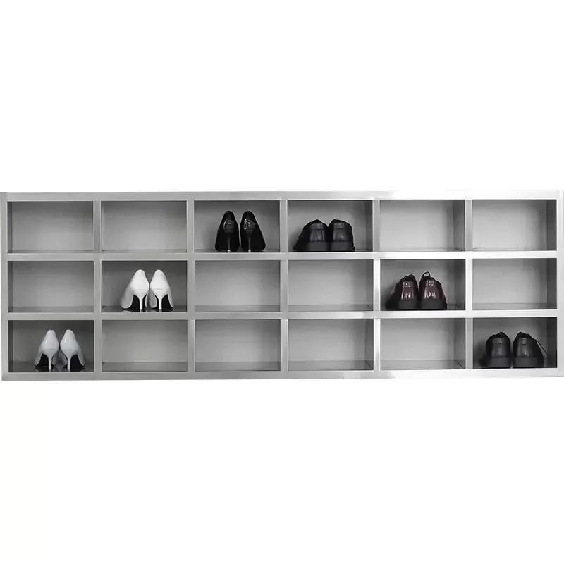 304 stainless steel shoe cabinet, dust-free purification workshop, laboratory use shoe changing stool, changing room single
