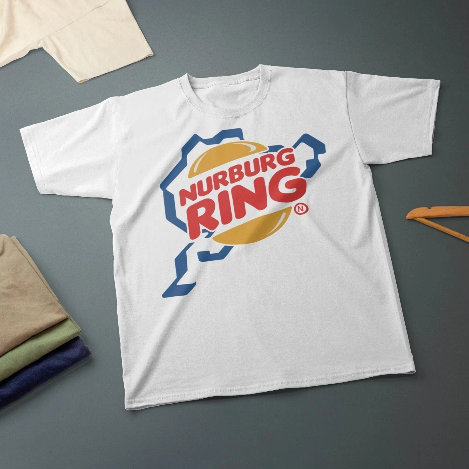 Nueva camiseta Nurburgring Burger para motociclistas, entusiastas de los coches, estilo unisex de lujo de alta gama, tanto para hombres como para mujeres