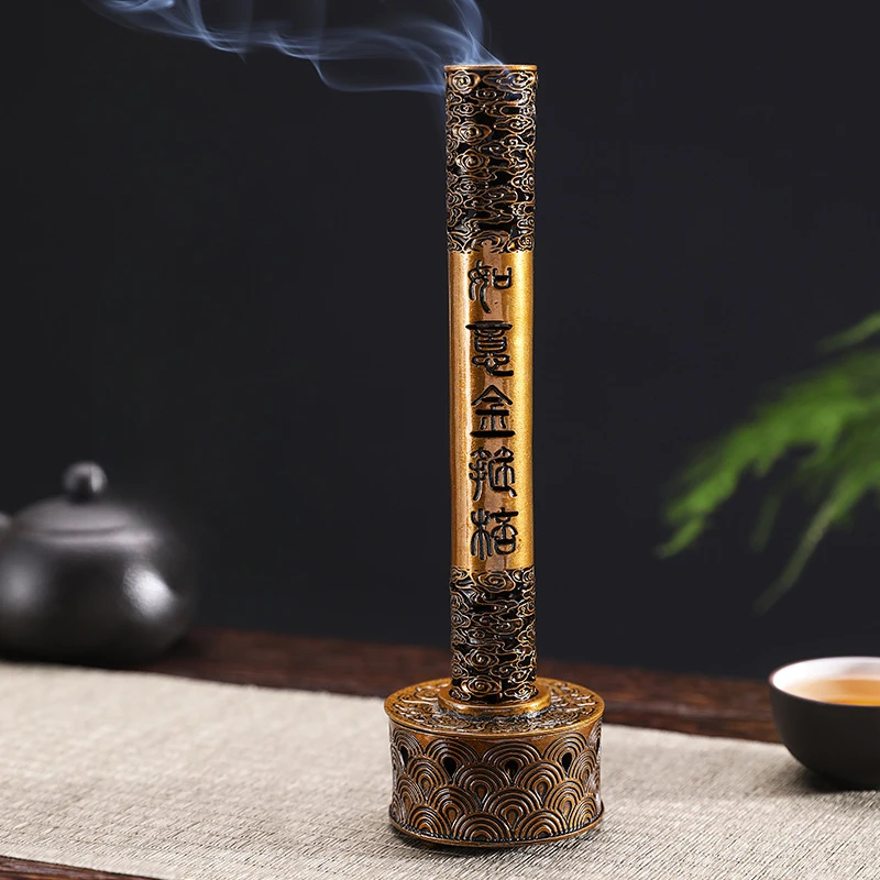 

Ruyi Golden Hoop Stick Line Курильница двойного назначения Креативная домашняя горелка из сандалового дерева в помещении