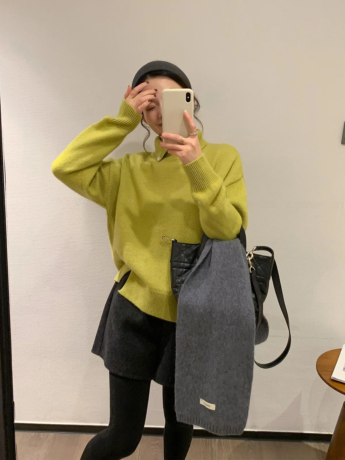 

Женский утепленный вязаный пуловер Love Devil Fi с длинными рукавами и V-образным вырезом, зимний, новый, модный, универсальный, повседневный топ