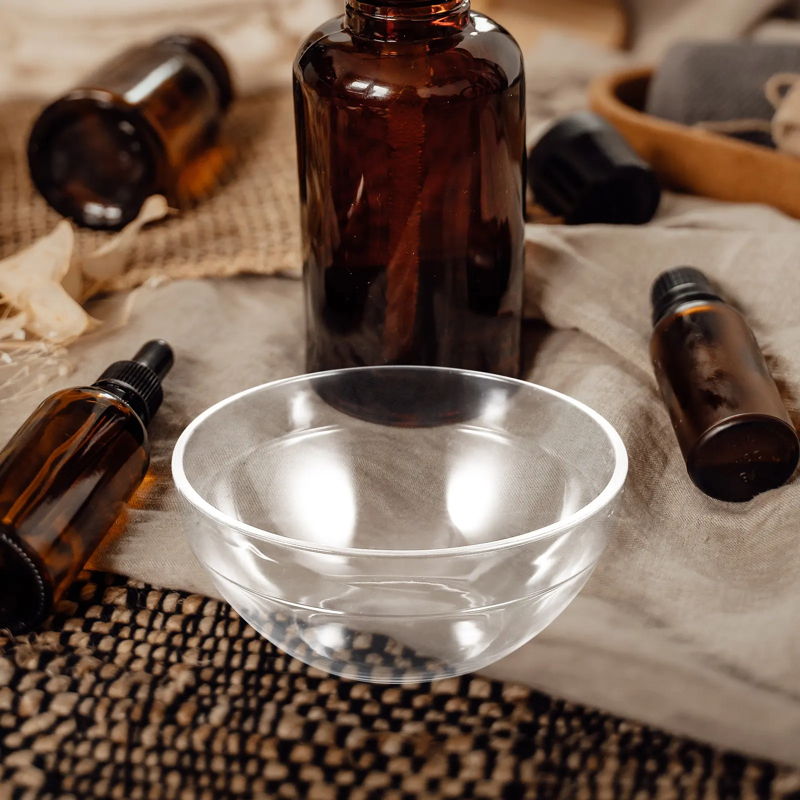 

Набор из 8 ультрапрозрачных акриловых чаш для эфирных масел, без BPA, безопасных для пищевых продуктов, для хранения массажных масел, для салонов красоты