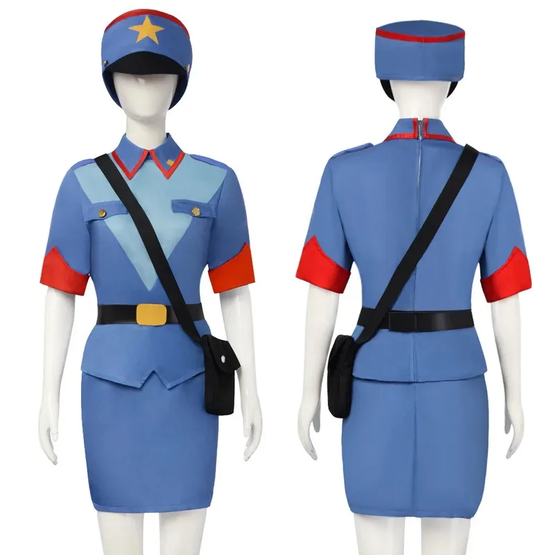 

Аниме-офицер Дженни Хэллоуин Comic con Game Party Косплей Костюм ff4ff;