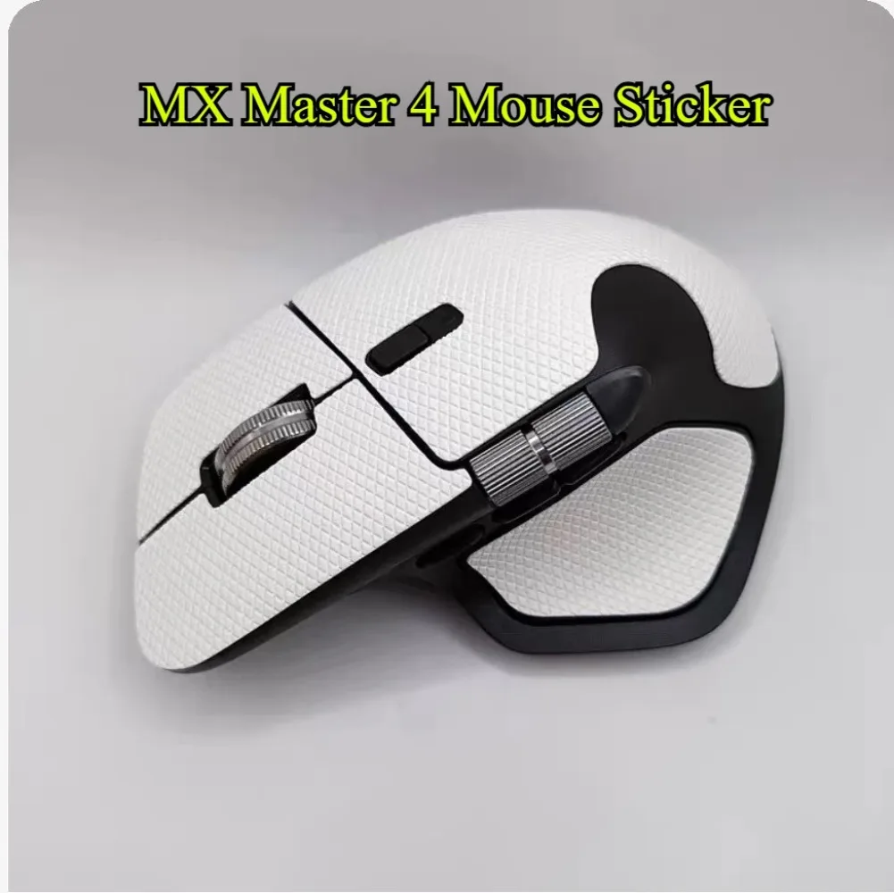 Custom Mouse Grip Tape Sticker for MX Master 4 Wireless Mouse Sweat Absorbing Anti Slip Self Adhesive Skin Accessory Gift