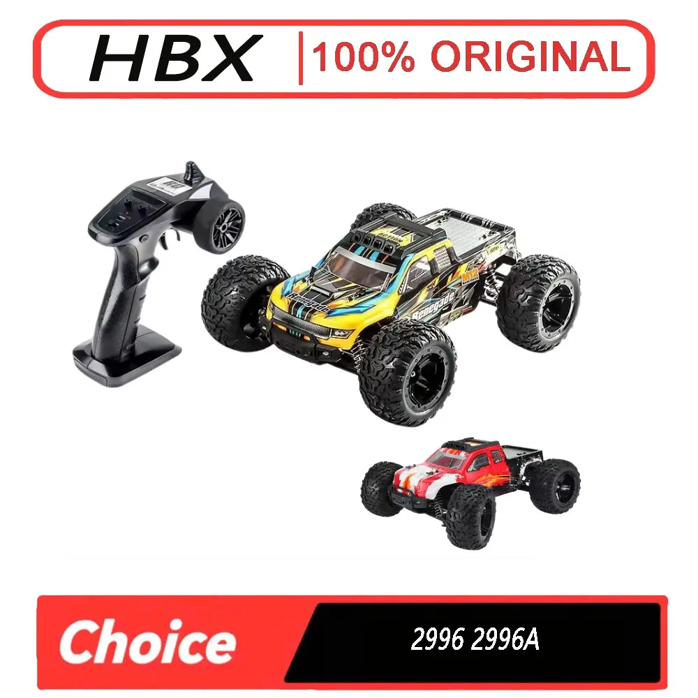 

HBX 2996/2996A 1/10 2.4G 4WD RC Car 32-45km/h Brush/Brushless LED Off-Road Truck For Children