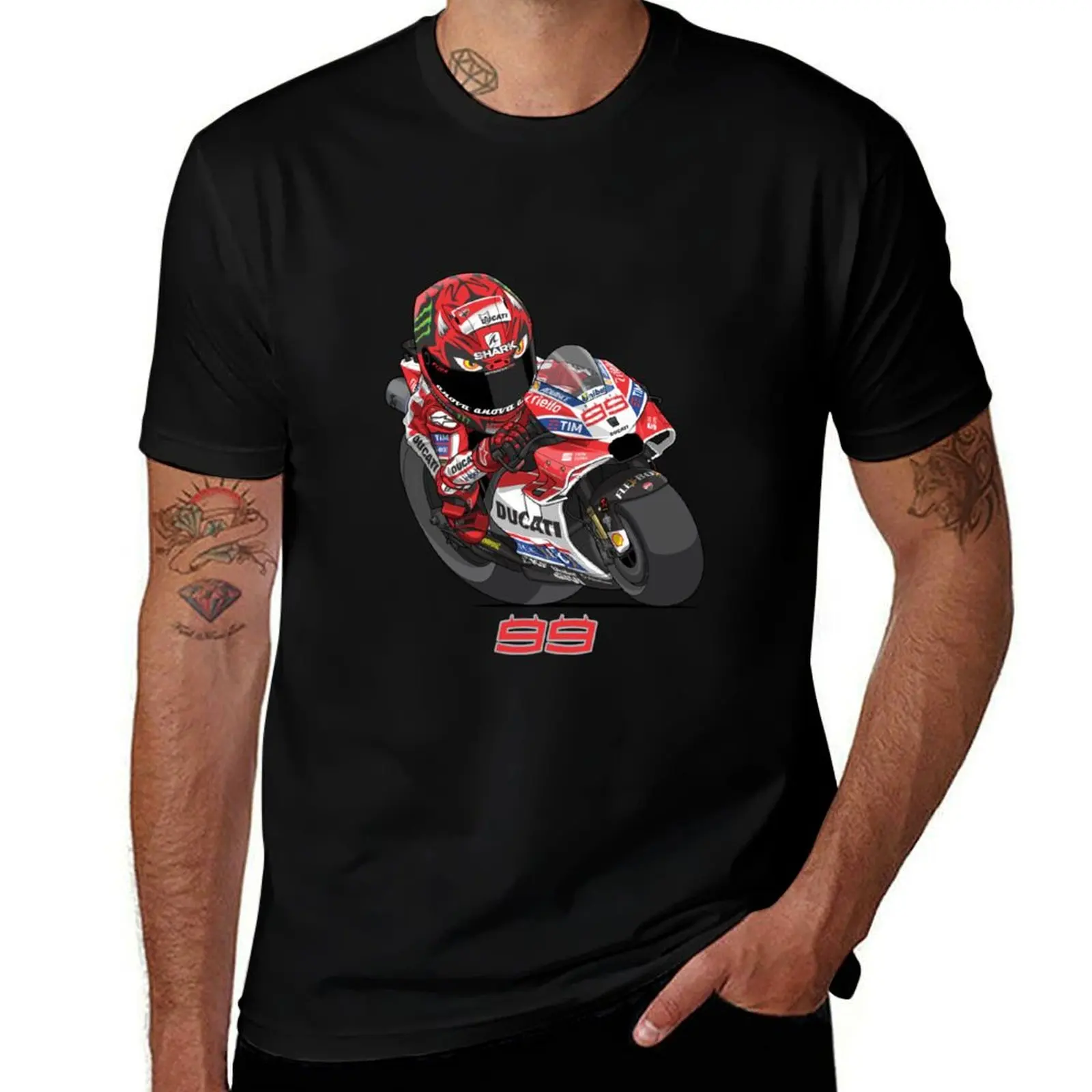 

JORGE LORENZO - 2017 T-Shirt Festival Casual Short Sleeve