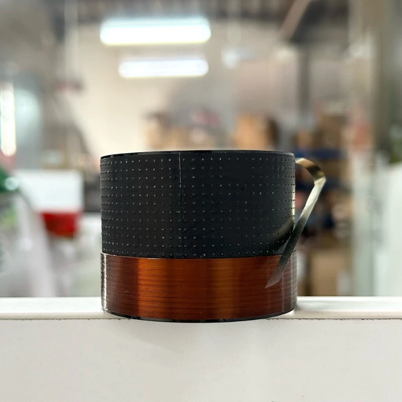 

1pcs LoudSpeaker Voice Coil 51.5mm Black Aluminum Former For TANNOY 12 Inch Speaker Repair DIY