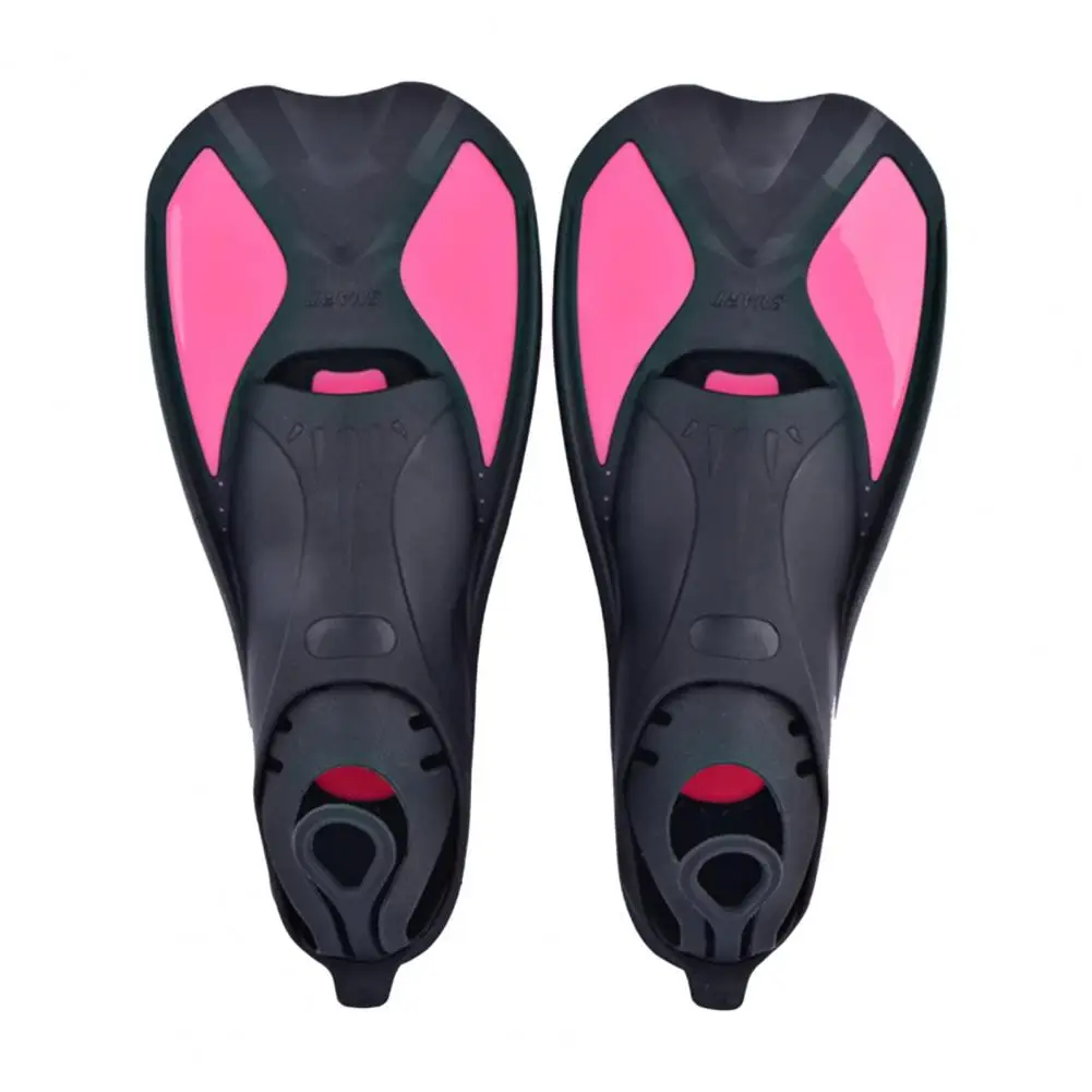 Diving Fins Swimming Flipper Swimming Training Fins Snorkeling Flippers Short Blade Flippers Leg Strength Building Swim Flippers