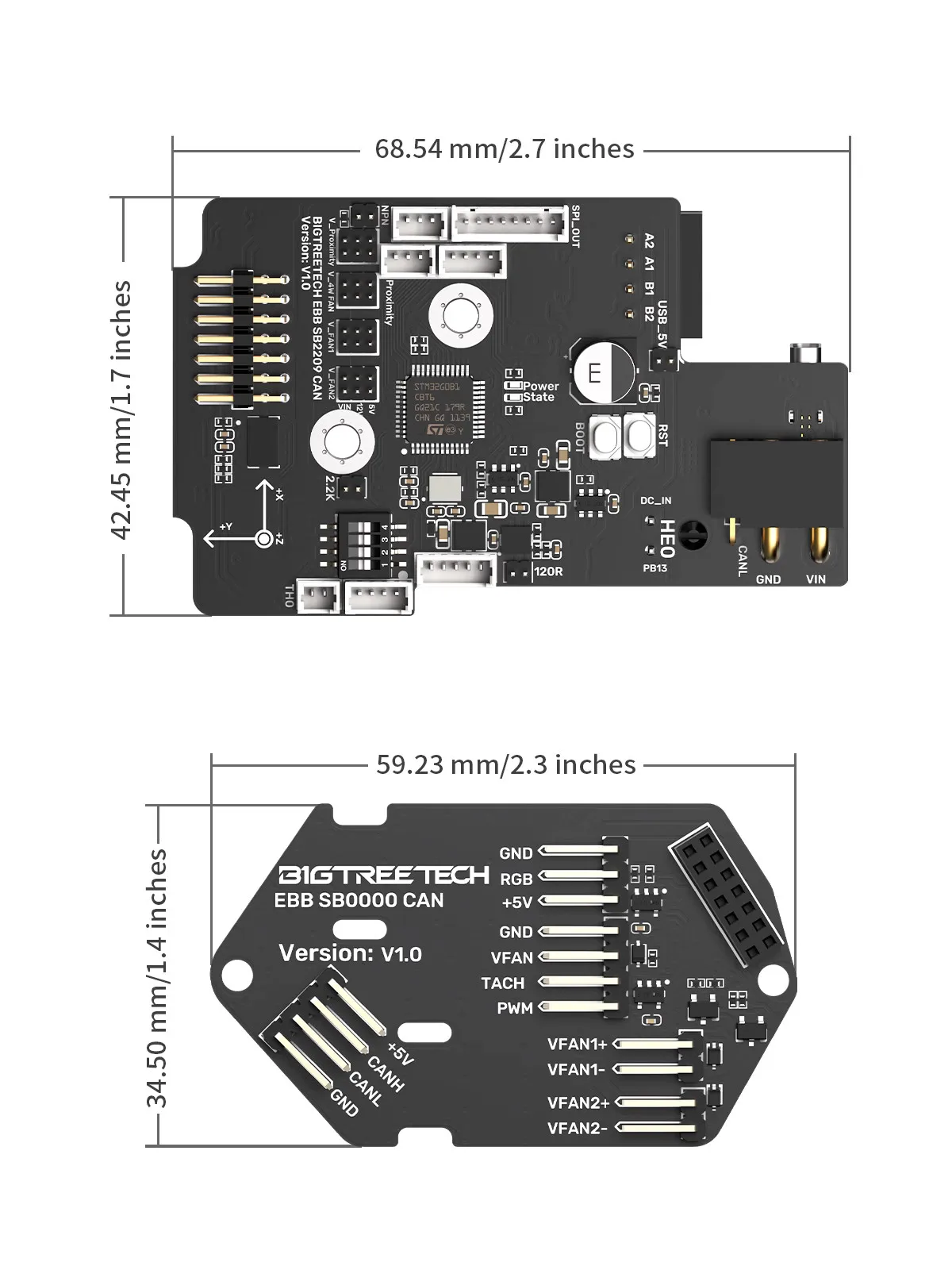 BIGTREETECH EBB SB2240 EBB SB2209 CAN Voron StealthBurner 3D Printer Parts For Voron SB Hotend Klipper Canbus HeadTool Max31865