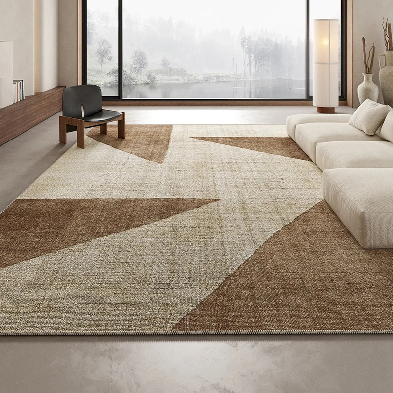 VIKAMA Abstract Water Drop Anti Slip Large Carpet Texture Irregular Block Carpet Living Room Interior Home Decoration