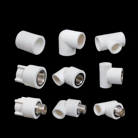 Premium PPR Pipe Fitting Connector Tee Elbow Threaded Adapter Plumbing Hardware For Domestic Water Plumbing