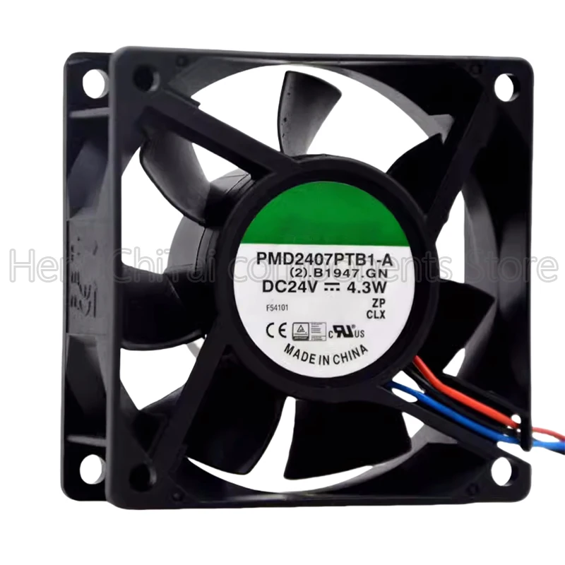 Ventilador de refrigeração original, 100% trabalhando, PMD2407PTB1-A, 24V, 4.3W