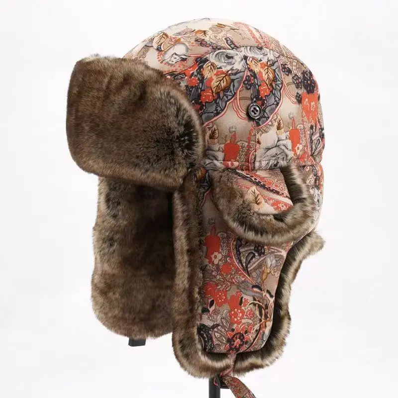 

Winter Bomber Hat For Men Women Faux Fur Russian Earflap Caps Ushanka Trapper Hats