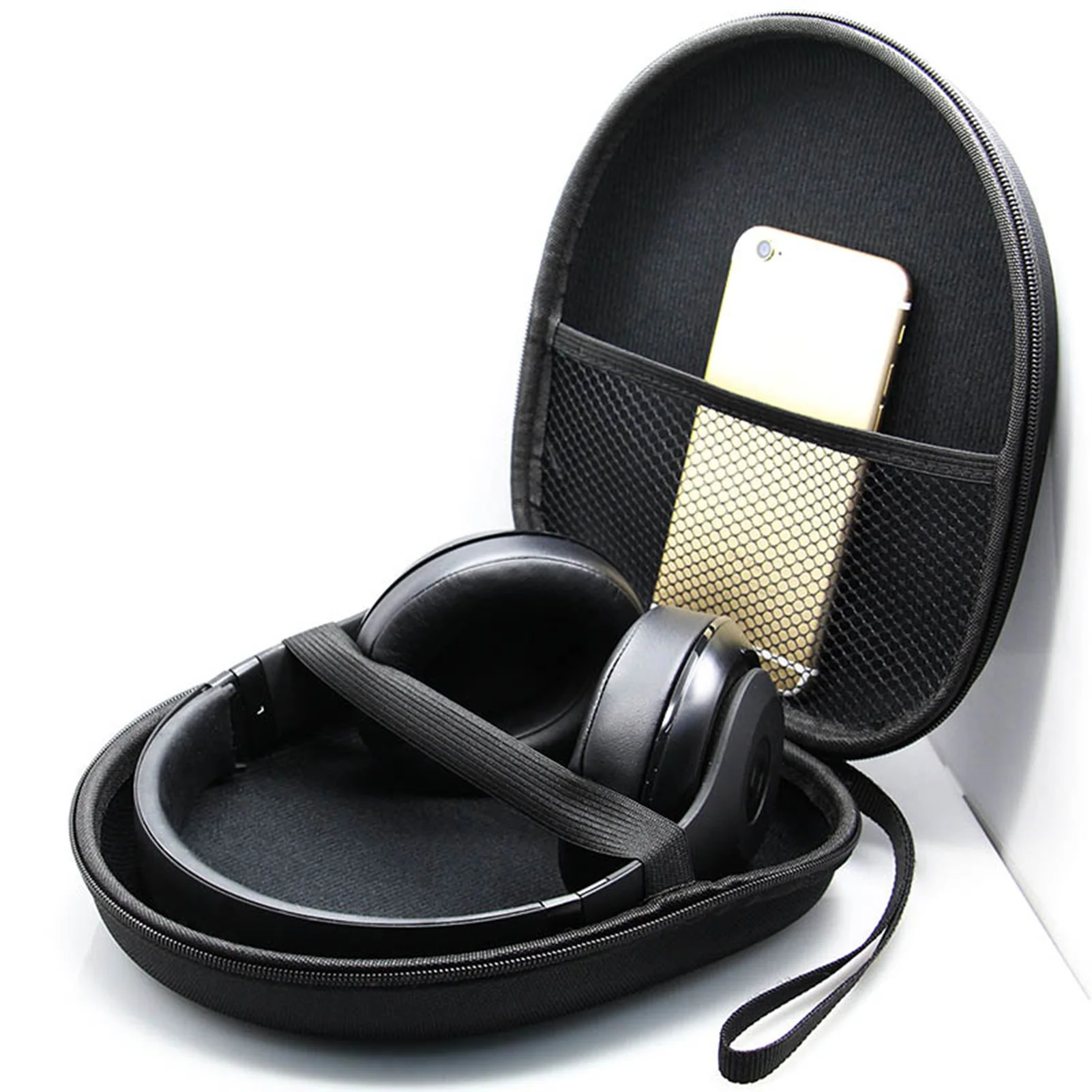 Shockproof Headphone Storage Bag Headset Pouch Headphone Container Travel Supplies for Outdoor Activity Headphone Carrying