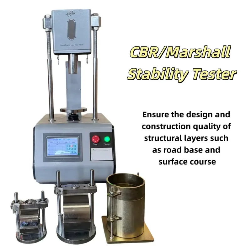 Load Capacity Ratio Tester CBR Testing Machine CBR Soil Bearing Capacity Tester Load Ratio Tester for Soil Testing