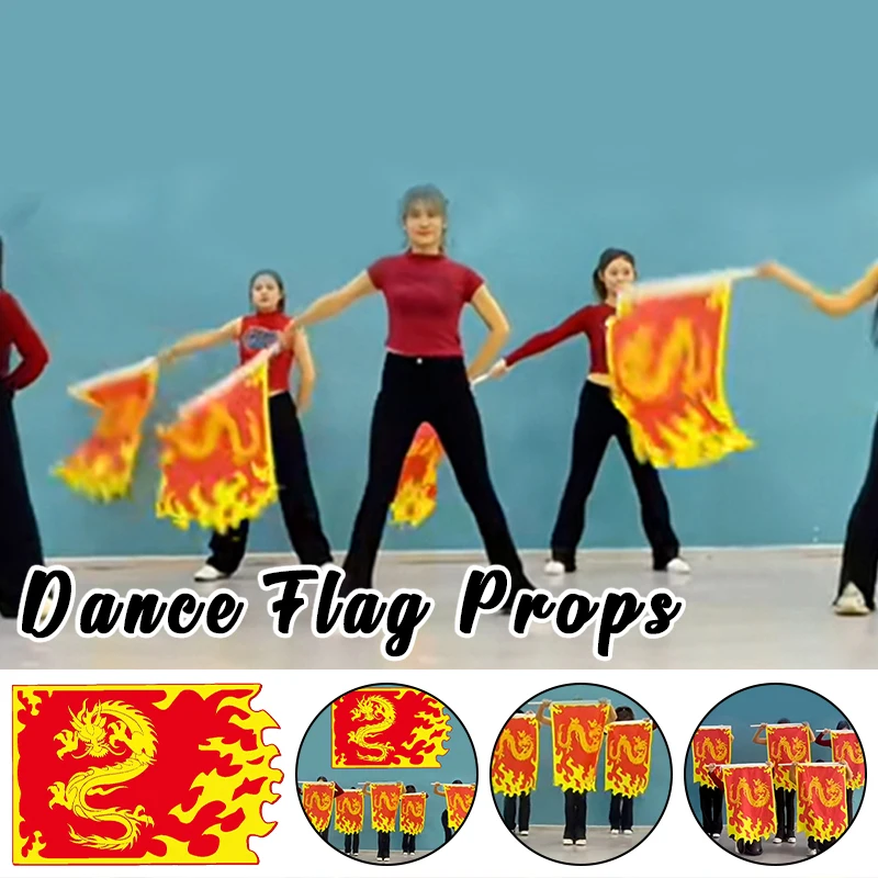 

Praise Dance Worship Flags Without Pole Colorful Flowing Banners for Church Service Opening Ceremony Stage Performance Props