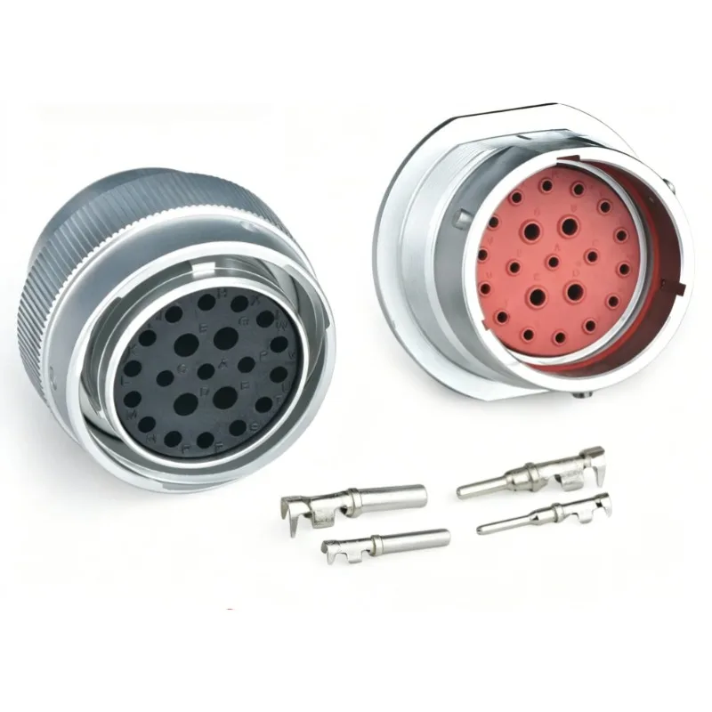 21Pin HD Series Waterproof Auto Connector HD34-24-21PE Male HD36-24-21SE Female Plug with Crimp Terminals