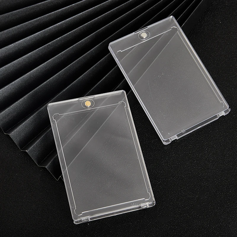 1 ULTRA-PRO ONE-TOUCH Magnetic 35PT UV Protected Card Holders Acrylic Clear Protective Case Gaming Trading Card Folder