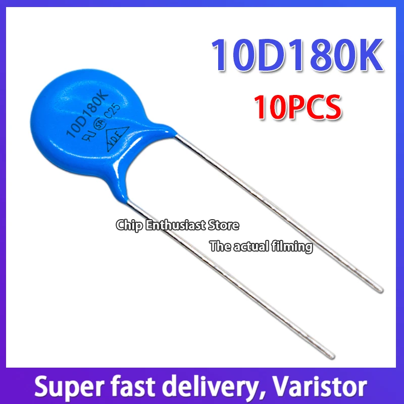 10pcs Varistors 270KD10 10D270K 27V Diameter 10MM DIP-2 10%