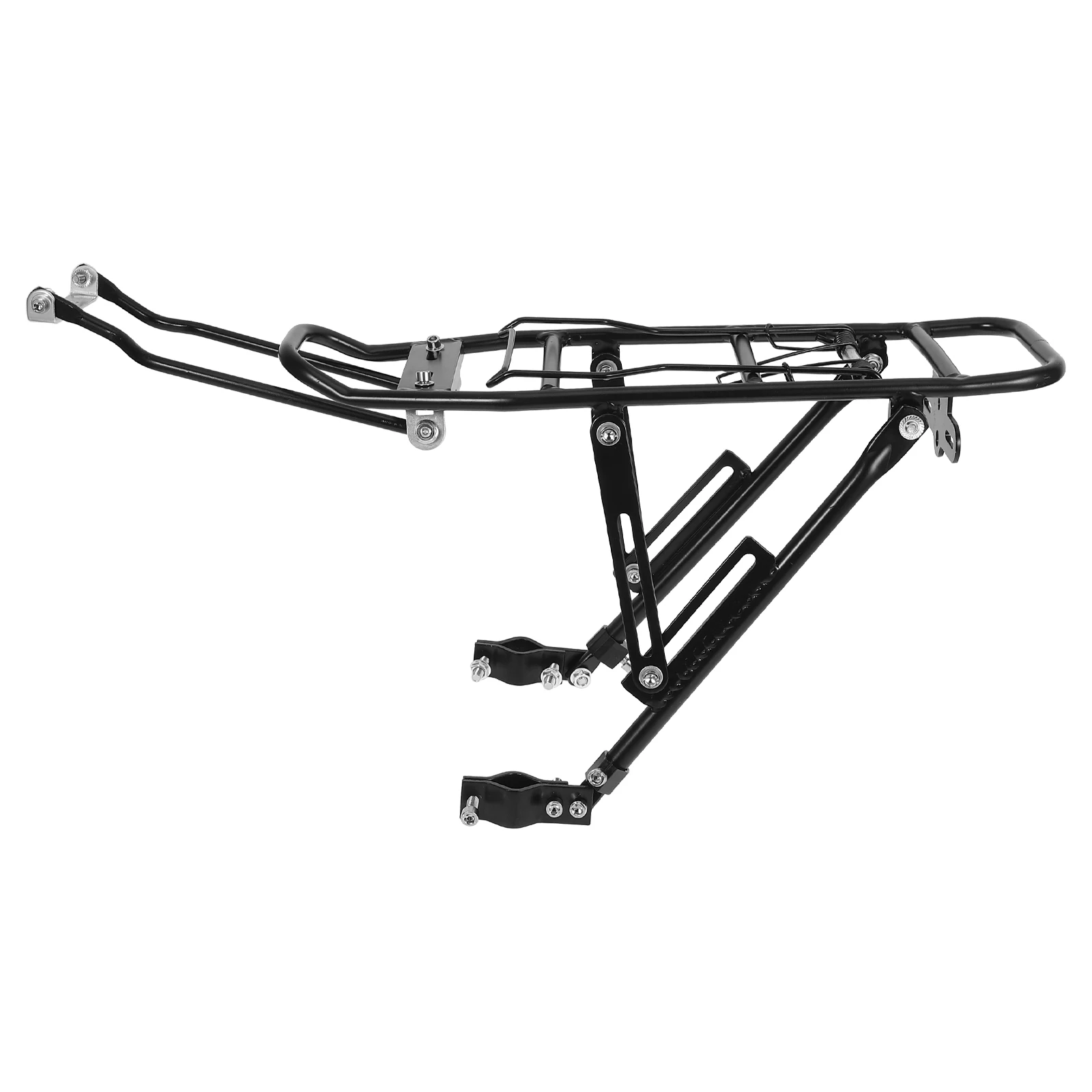 1pc Aluminum Alloy Bike Rear Rack For Folding Bike Lightweight Durable Carrier Cargo Holder Multi-Function Detachable Back Rack