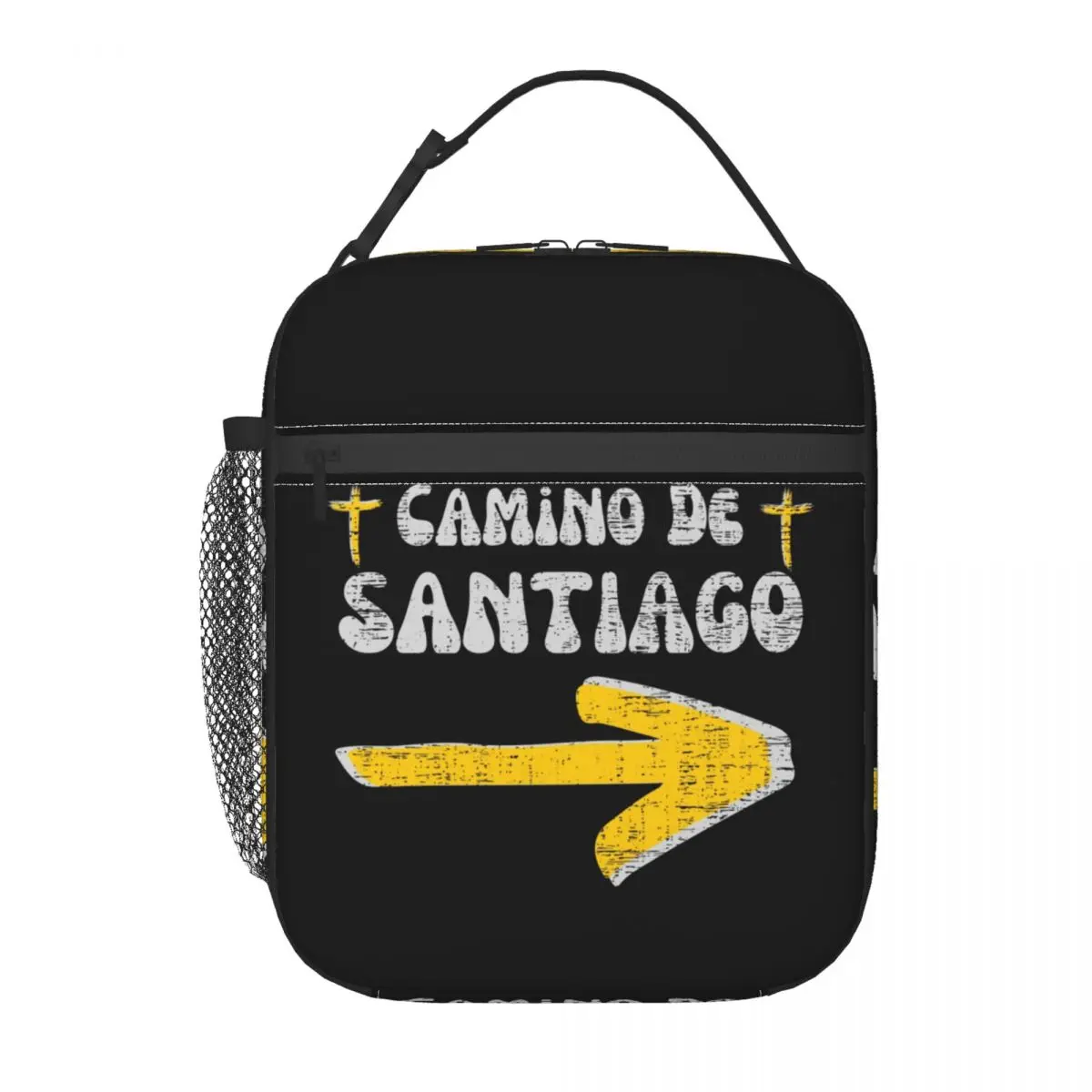 Camino De Santiago Insulated Lunch Bags for Camping Travel Scallop Shell Pilgrim Walk Portable Thermal Cooler Lunch Box