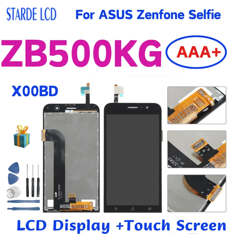 

Original For ASUS Zenfone Go ZB500KG X00BD LCD Display Touch Screen Digitizer Assembly For Asus ZB500KG LCD With Frame