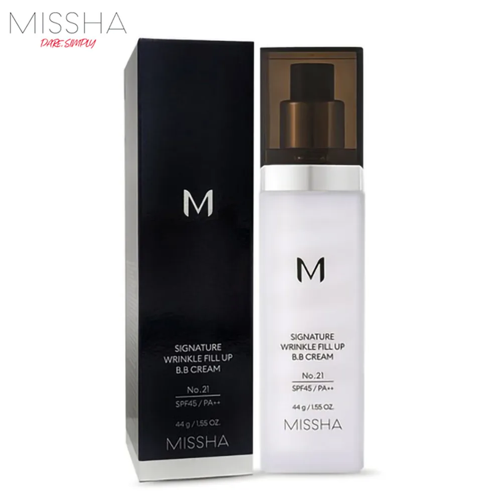 Missha M Signature Wrinkle Fill Up BB Cream 44g SPF45 PA++ #21 Makeup Concealer Cosmetics  Original Korean