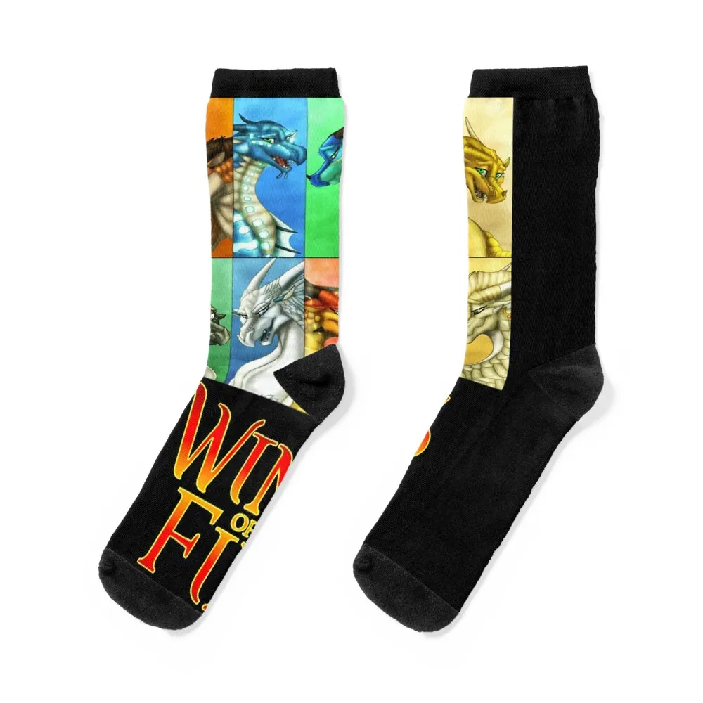 Wings Of Fire - All Together Socks christmas gift basketball Socks Women's Men's
