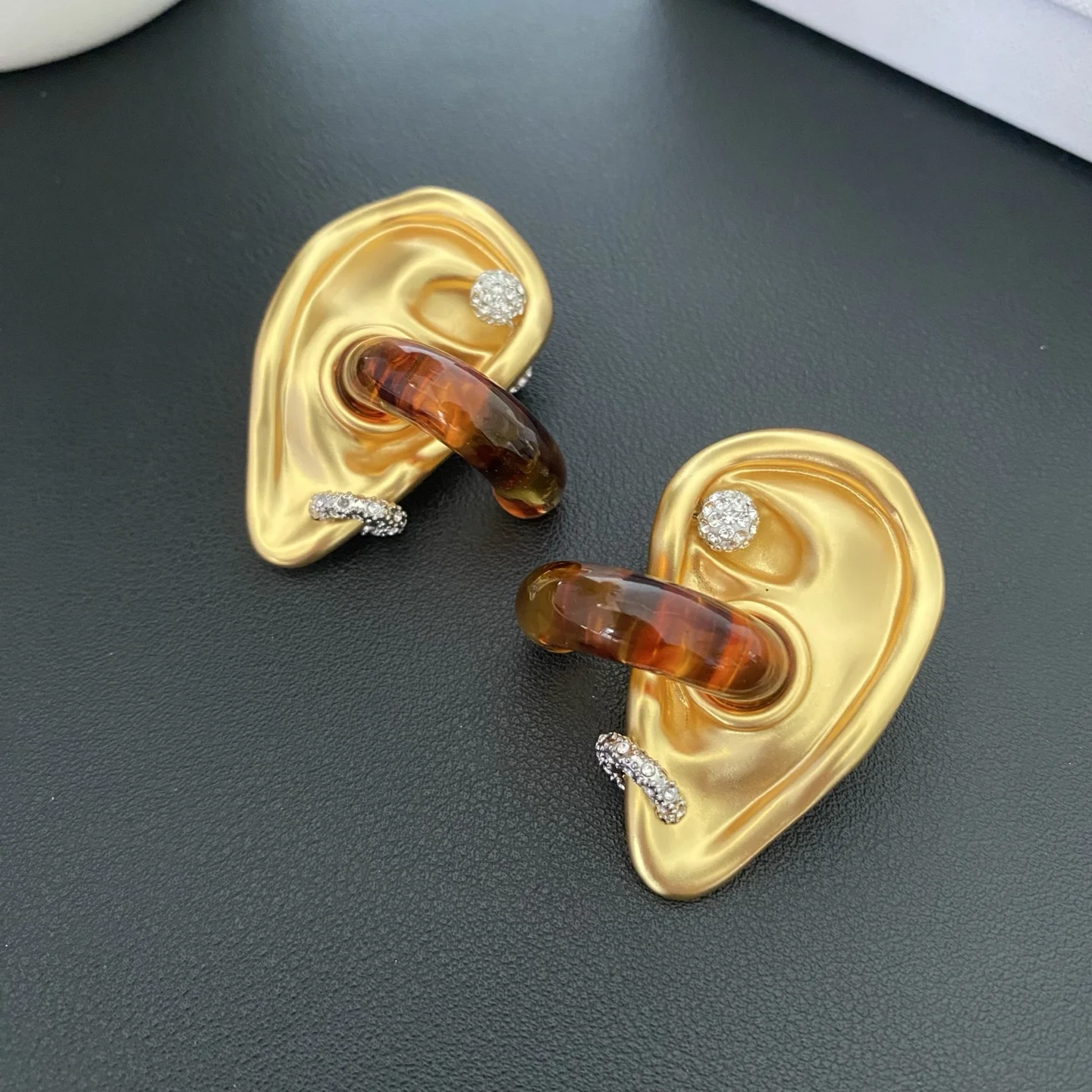 

Europe America Luxury Crystal Facial Features Ear Earrings Women Popular Party Jewelry Trend