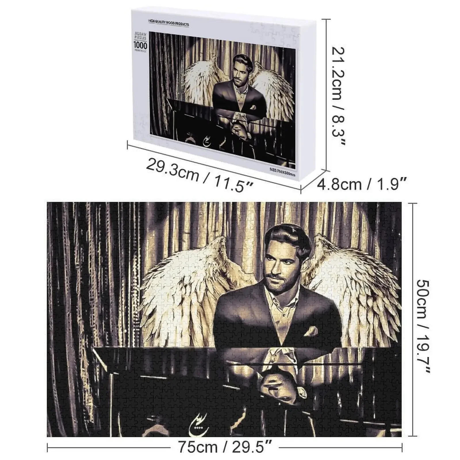 さようならルシファー ジグソーパズル 子供向け木製動物カスタムジグソーパズル