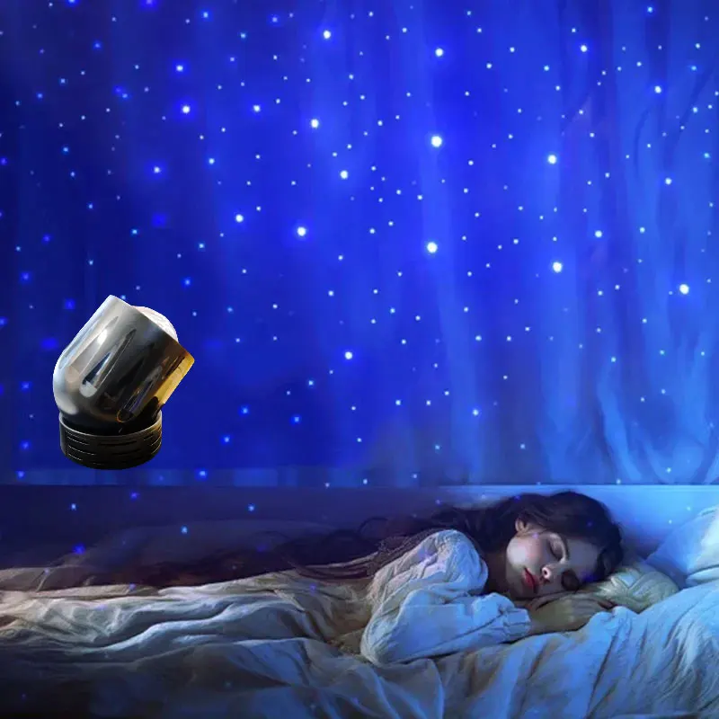 1 pçs galáxia projetor estrela aurora projetor cor ajustável luz noturna projetor quarto sala de estar luz ambiente